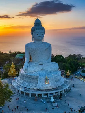 Big Buddha Phuket hilltop statue with panoramic views