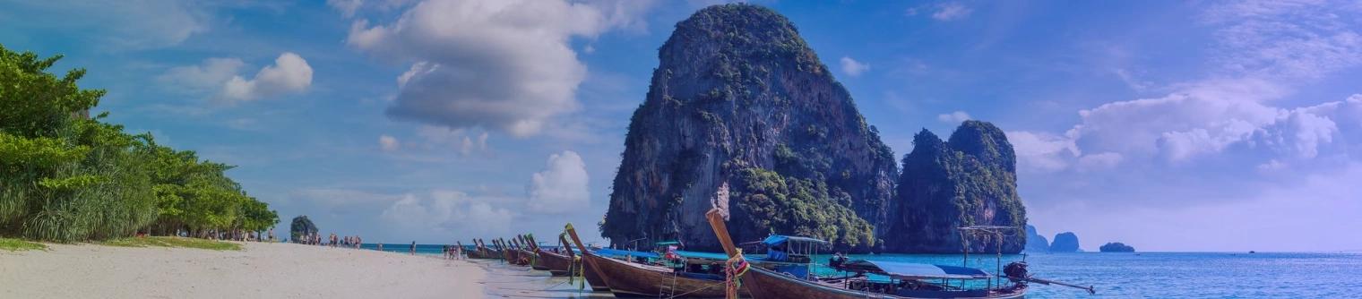 Thailand travel packages featuring Bangkok, Phuket, Krabi, Koh Samui, and Chiang Mai