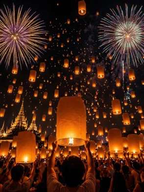Hands-on traditional Thai lantern-making workshop with local artisans in Chiang Mai, Thailand
