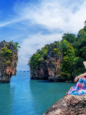 James Bond Island limestone formation in Phang Nga Bay
