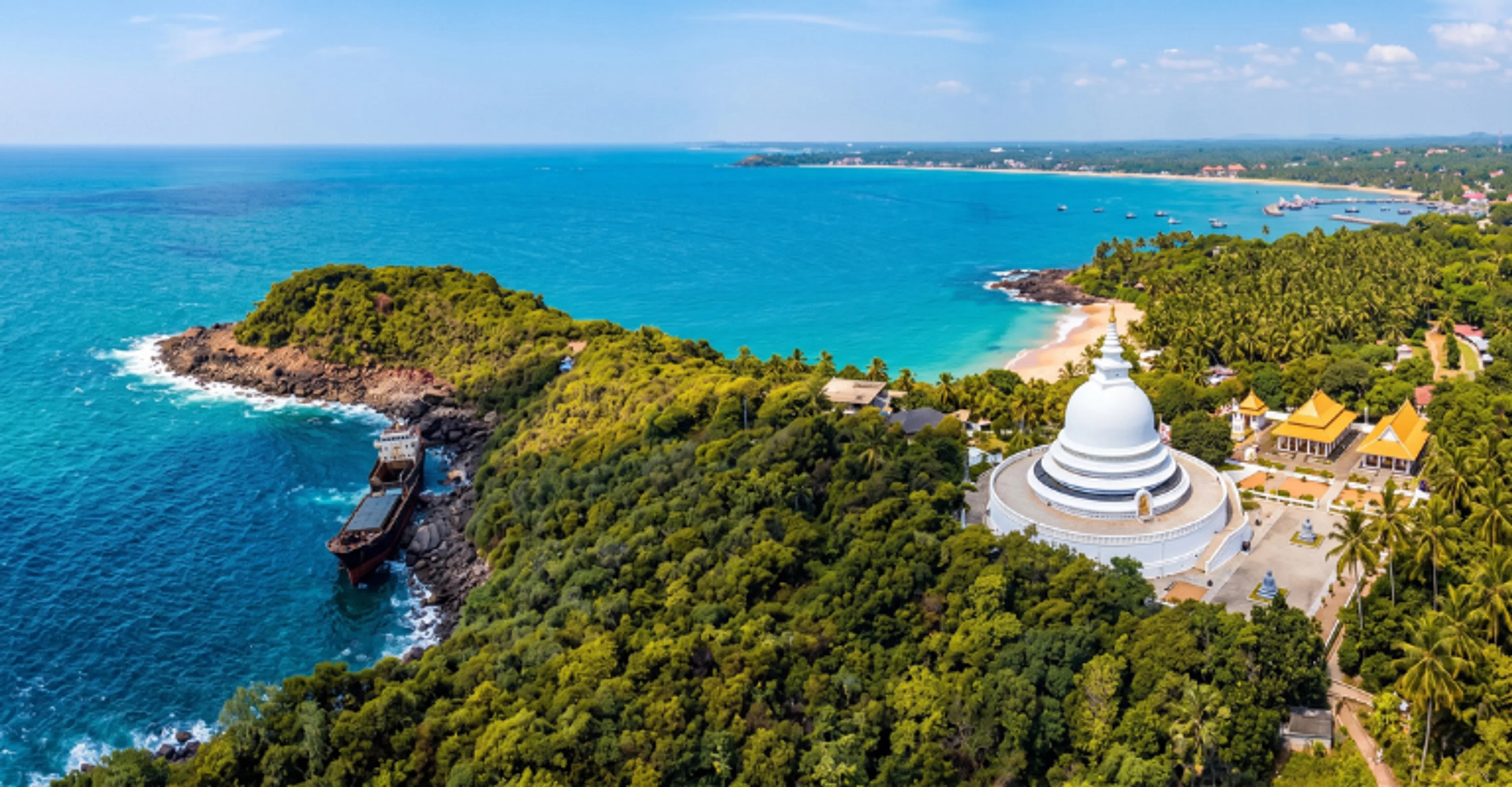 Rumassala in Sri Lanka, a scenic and legendary Ramayana Trail site