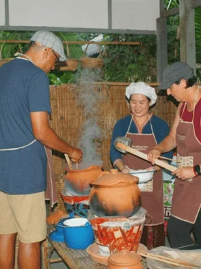 Private Lanna cooking and dining experience in a restored heritage teak mansion in Chiang Mai, Thailand