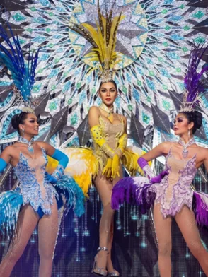 Alcazar Cabaret Show performers on stage in Pattaya