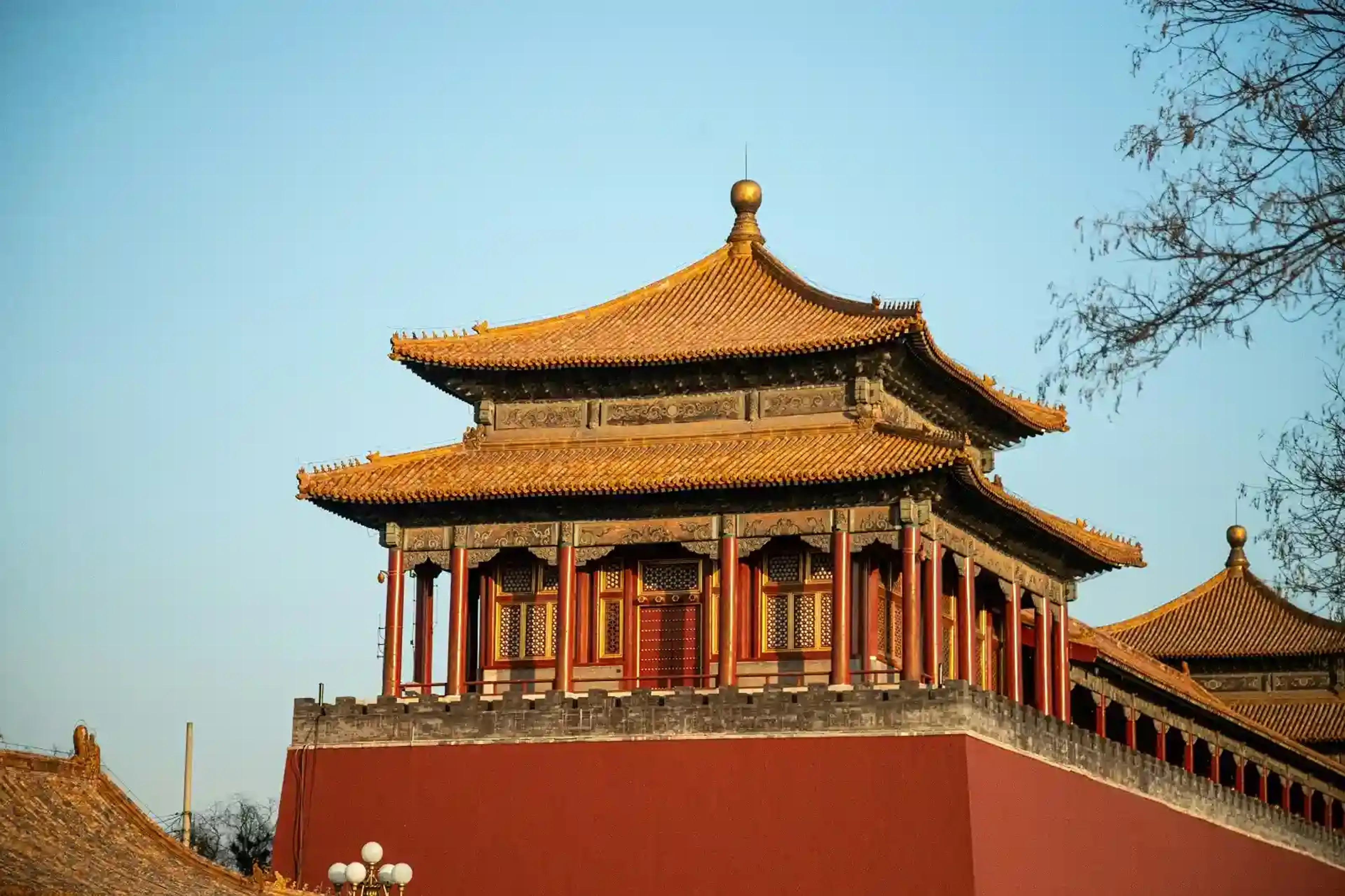 Chinese city skyline and cultural landmarks representing China leisure travel experiences