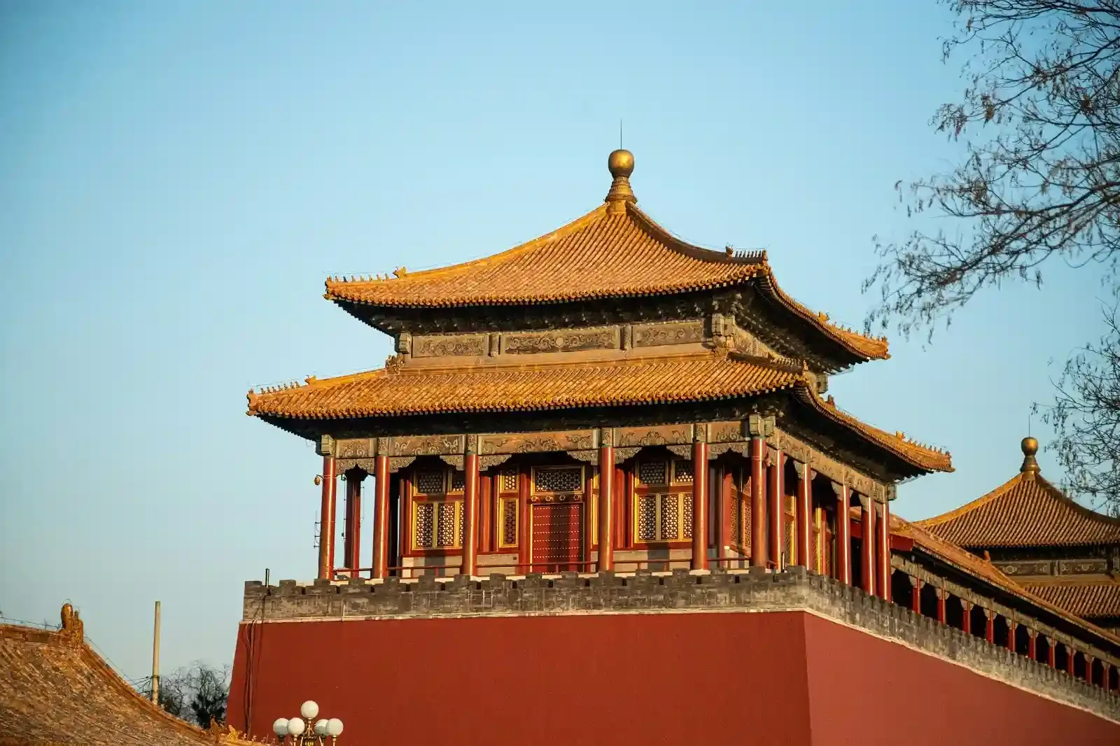 Chinese city skyline and cultural landmarks representing China leisure travel experiences