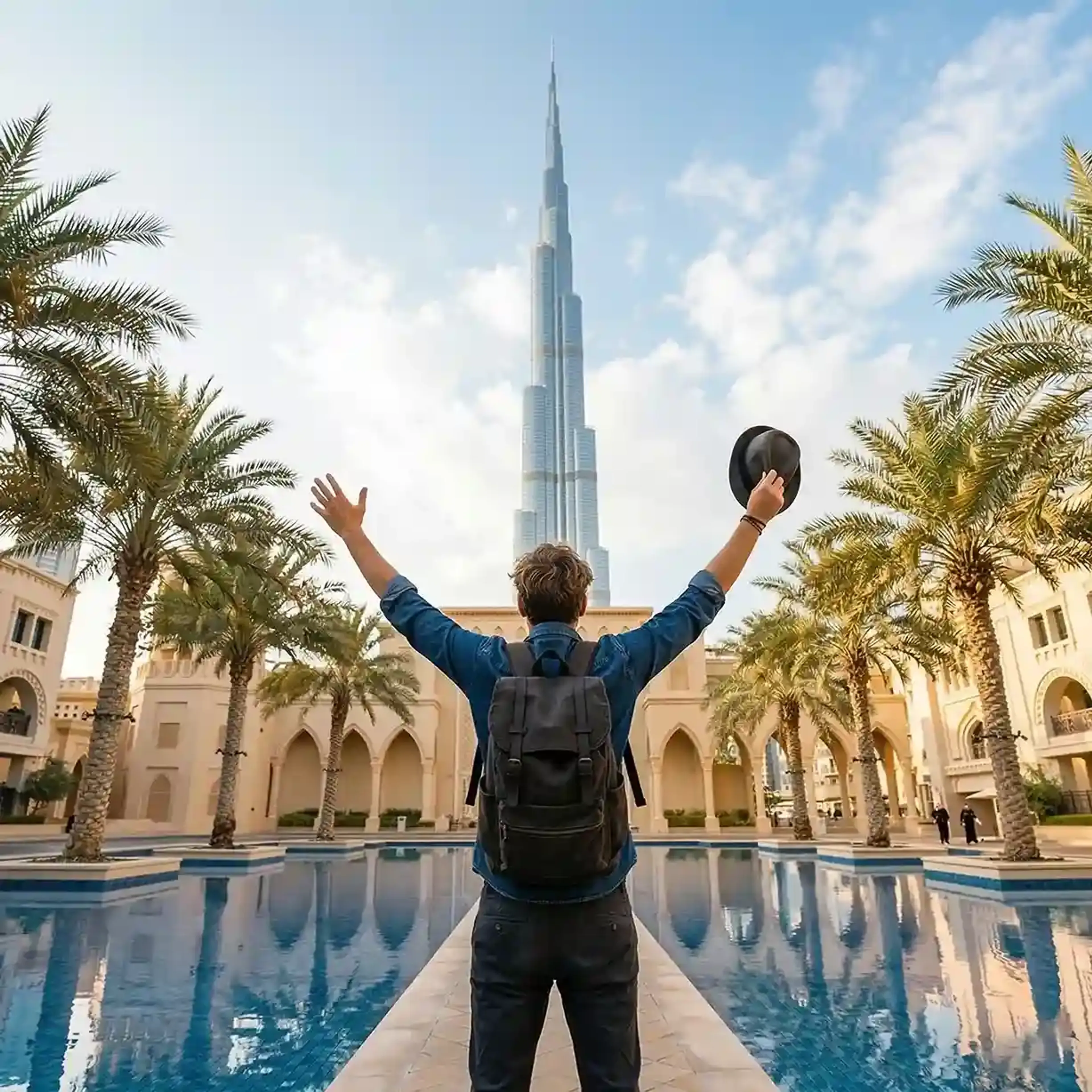 Dubai desert safari with dune bashing and camel rides on golden sand dunes, showcasing iconic UAE adventure experiences
