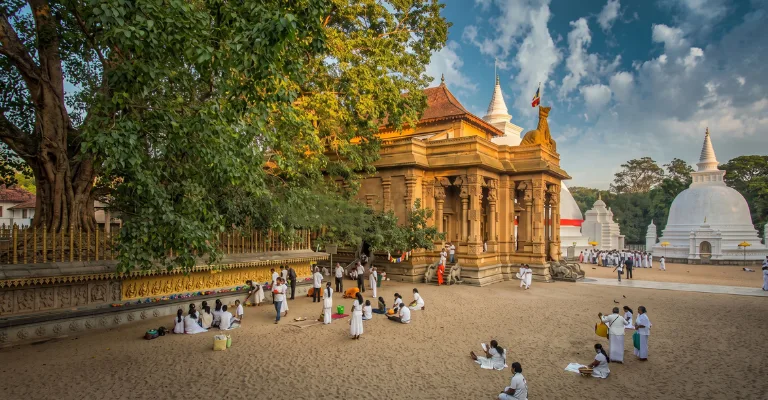 Kelaniya Temple in Sri Lanka, a sacred Buddhist site on the Ramayana Trail