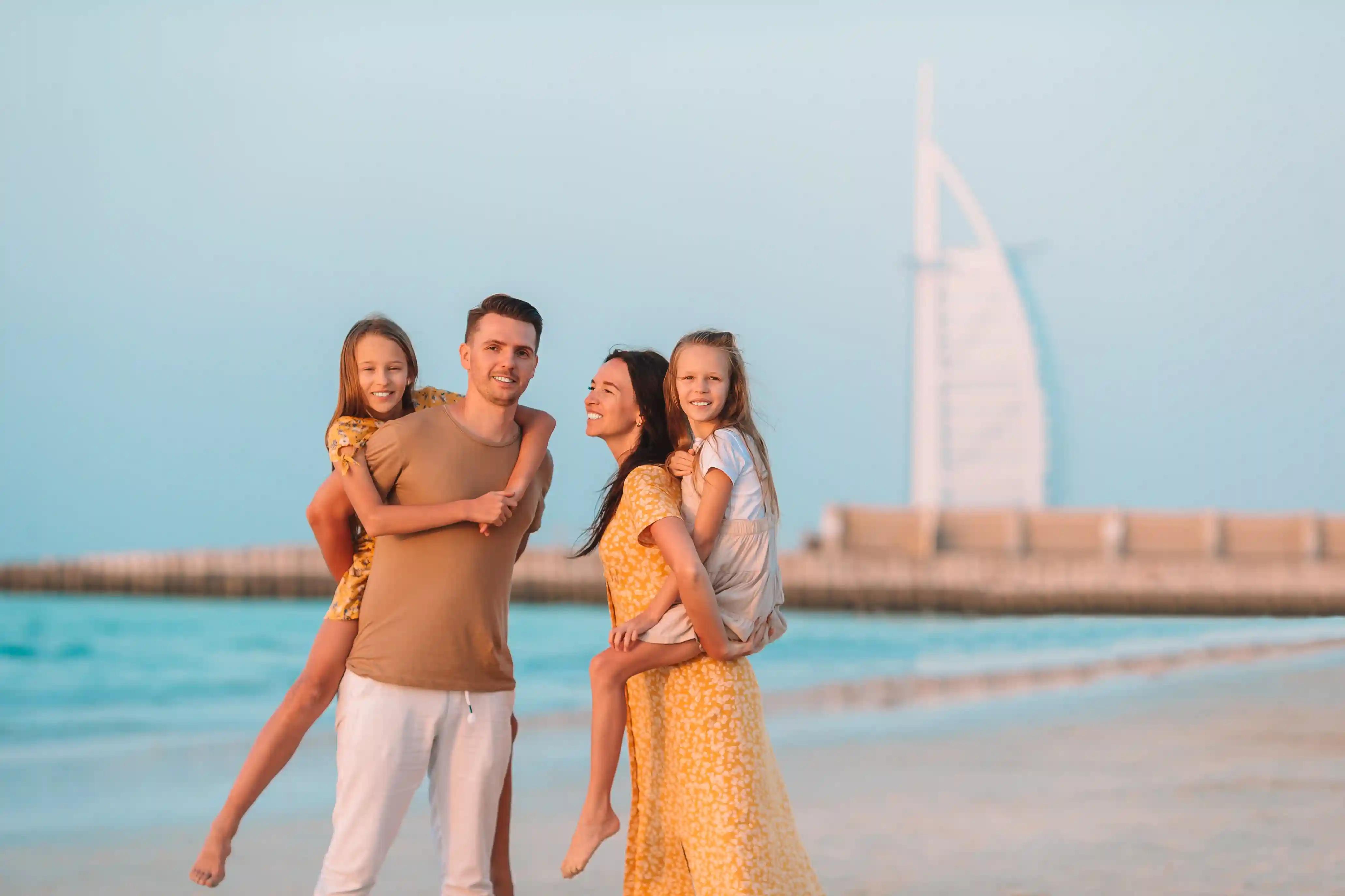 Couple enjoying a personalized individual leisure tour experience in Dubai
