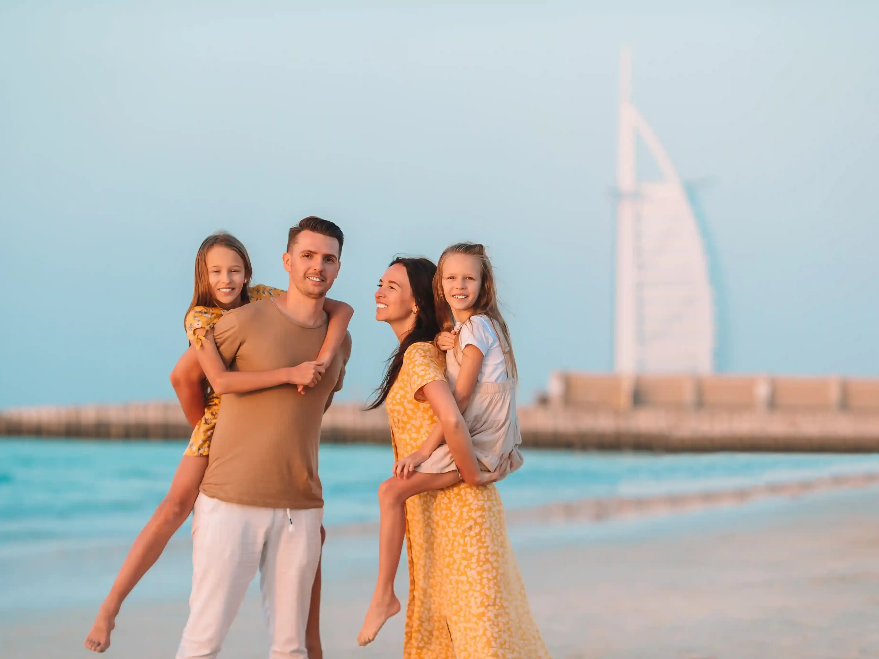 Couple enjoying a personalized individual leisure tour experience in Dubai