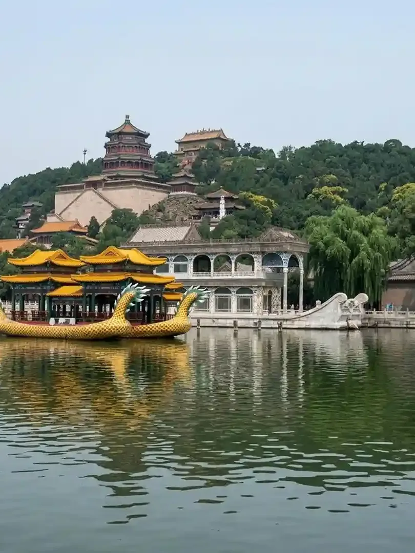 Summer Palace Beijing with Kunming Lake, traditional pavilions, and landscaped gardens