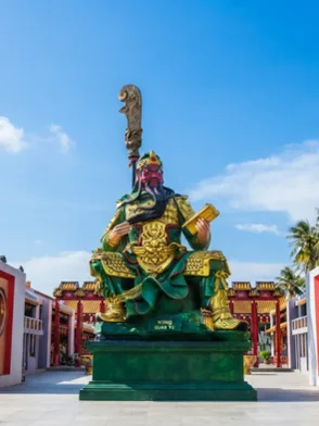 Guan Yu Koh Samui Shrine dedicated to the legendary warrior