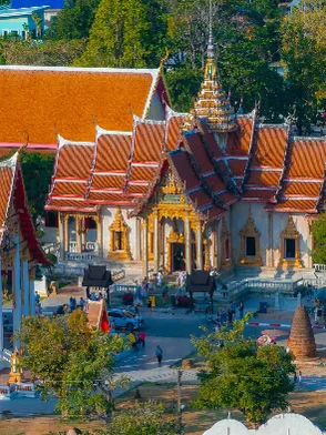 Wat Chalong Buddhist temple in Phuket