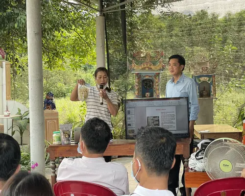 Hội thảo giới thiệu kết quả thực hiện mô hình sản xuất thử nghiệm sản phẩm măng Giang và định hướng phát triển OCOP xã Trường Xuân