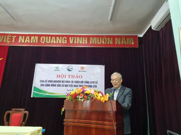 Hội thảo chia sẻ kinh nghiệm mô hình cải thiện đời sống sinh kế cho cộng đồng dân cư khu vực khai thác khoáng sản — ảnh 12