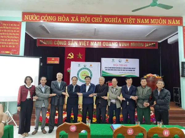 Hội thảo chia sẻ kinh nghiệm mô hình cải thiện đời sống sinh kế cho cộng đồng dân cư khu vực khai thác khoáng sản — ảnh 17