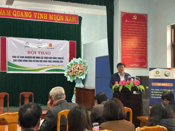 Hội thảo chung tay chia sẻ kinh nghiệm doanh nghiệp và cộng đồng cải thiện đời sống Trường Sơn — ảnh 9