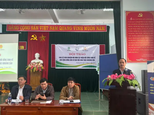 Hội thảo chung tay chia sẻ kinh nghiệm doanh nghiệp và cộng đồng cải thiện đời sống Trường Sơn — ảnh 18