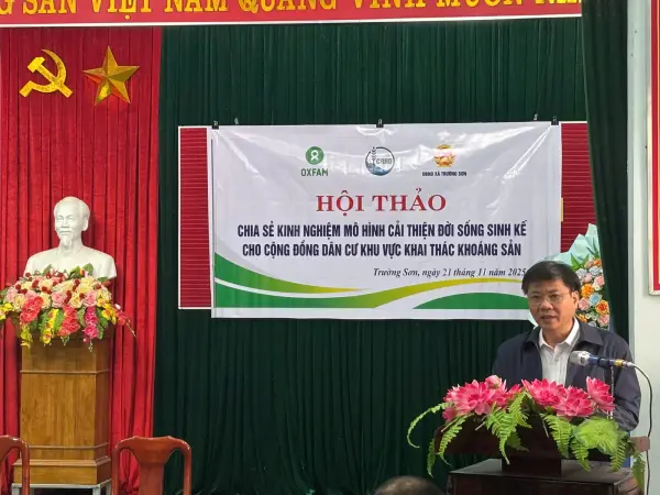Hội thảo chung tay chia sẻ kinh nghiệm doanh nghiệp và cộng đồng cải thiện đời sống Trường Sơn — ảnh 8