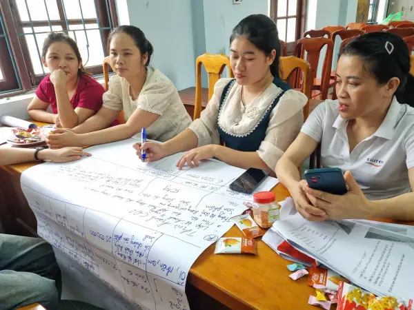 Tập huấn kỹ năng khởi nghiệp kinh doanh và ứng dụng công nghệ bán hàng xã Trường Sơn — ảnh 3