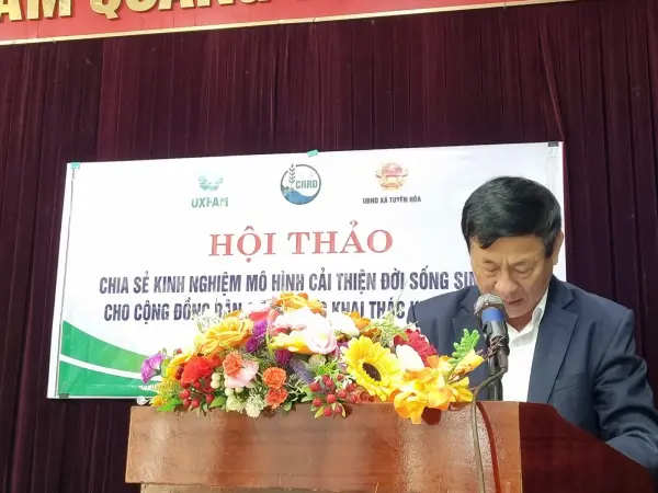 Hội thảo chia sẻ kinh nghiệm mô hình cải thiện đời sống sinh kế cho cộng đồng dân cư khu vực khai thác khoáng sản — ảnh 7