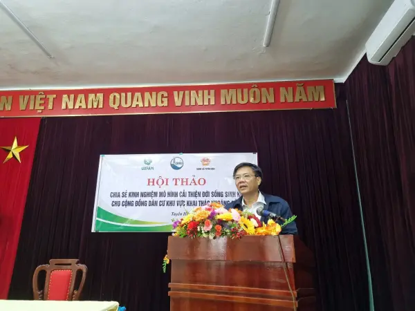 Hội thảo chia sẻ kinh nghiệm mô hình cải thiện đời sống sinh kế cho cộng đồng dân cư khu vực khai thác khoáng sản — ảnh 1
