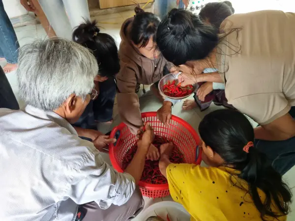 Tập huấn kiến thức vệ sinh an toàn thực phẩm và kỹ thuật công nghệ chế biến măng — ảnh 9