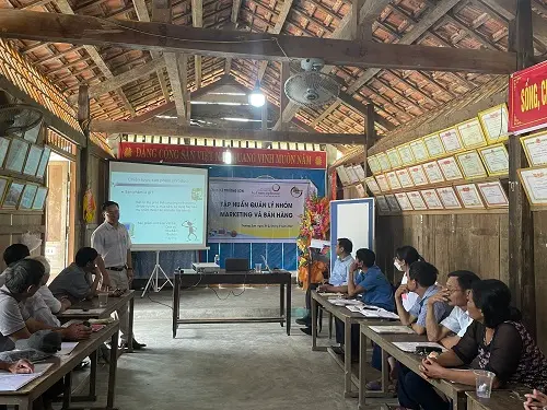 Tập huấn về quản lý nhóm, marketing và bán hàng