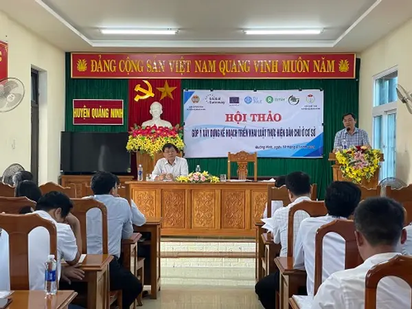 Hội thảo xây dựng kế hoạch triển khai luật thực hiện dân chủ