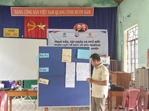 Tham vấn tập huấn về PL BVMT - Tuyên Hóa — ảnh 3