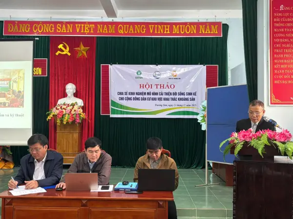 Hội thảo chung tay chia sẻ kinh nghiệm doanh nghiệp và cộng đồng cải thiện đời sống Trường Sơn — ảnh 22