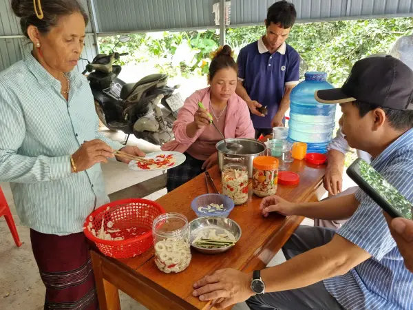 Tập huấn kiến thức vệ sinh an toàn thực phẩm và kỹ thuật công nghệ chế biến măng — ảnh 30