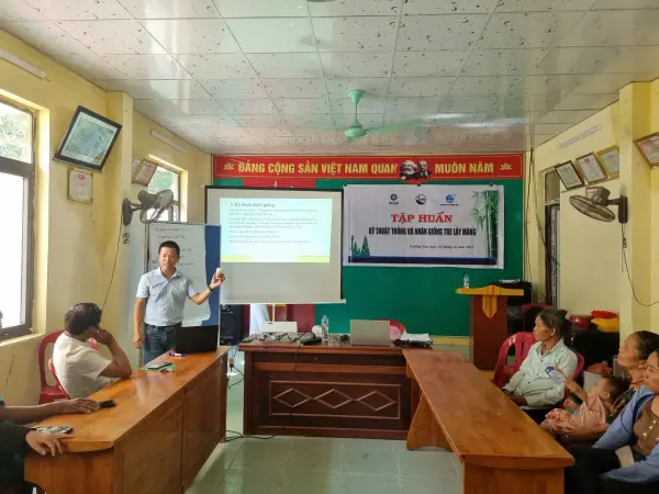 Tập huấn kỹ thuật trồng và nhân giống tre lấy măng — ảnh 1