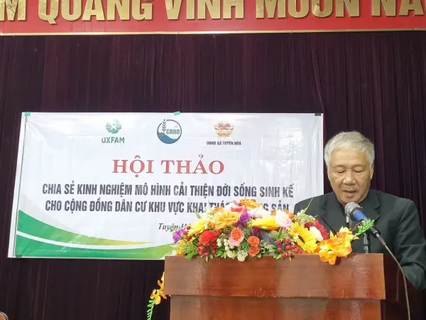 Hội thảo chia sẻ kinh nghiệm mô hình cải thiện đời sống sinh kế cho cộng đồng dân cư khu vực khai thác khoáng sản — ảnh 15