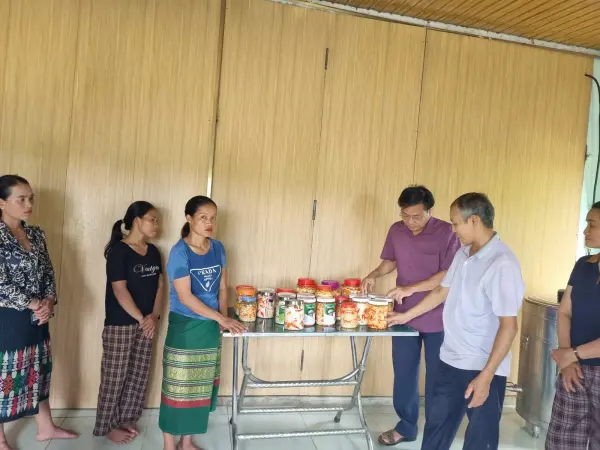 Tập huấn kiến thức vệ sinh an toàn thực phẩm và kỹ thuật công nghệ chế biến măng — ảnh 10