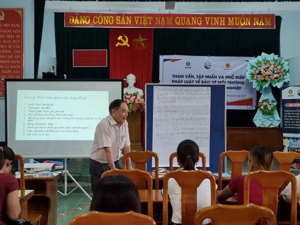 Tham vấn tập huấn về PL BVMT - Trường Sơn — ảnh 22