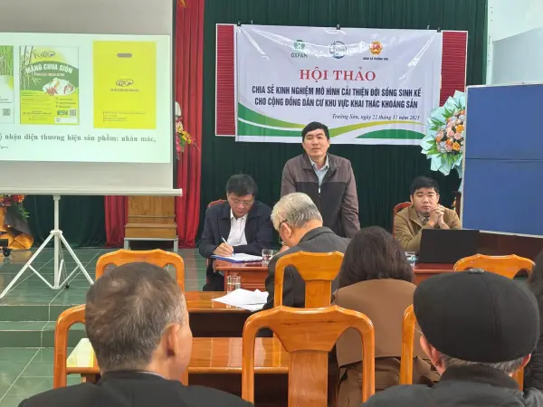 Hội thảo chung tay chia sẻ kinh nghiệm doanh nghiệp và cộng đồng cải thiện đời sống Trường Sơn — ảnh 2