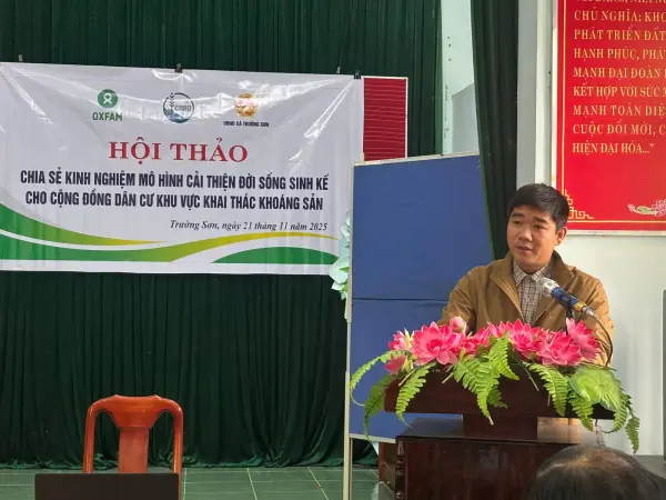 Hội thảo chung tay chia sẻ kinh nghiệm doanh nghiệp và cộng đồng cải thiện đời sống Trường Sơn — ảnh 1