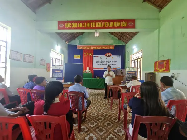 Tham vấn tập huấn về PL BVMT - Tuyên Hóa — ảnh 6