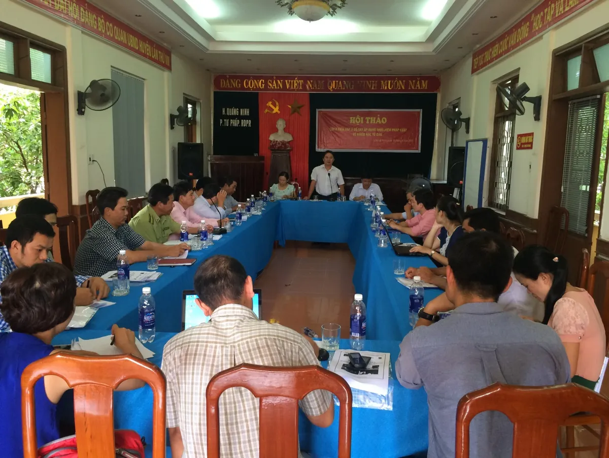 HỘI THẢO GÓP Ý SỔ TAY ÁP DỤNG THỰC HIỆN PHÁP LUẬT VỀ KHIẾU NẠI TỐ CÁO