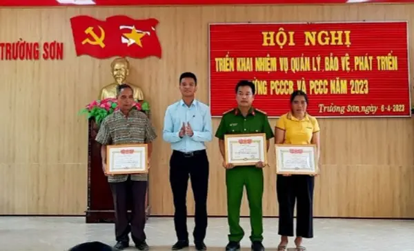 Trường Sơn chủ động phương án phòng cháy chữa cháy rừng