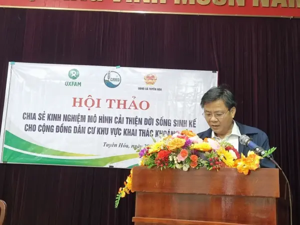 Hội thảo chia sẻ kinh nghiệm mô hình cải thiện đời sống sinh kế cho cộng đồng dân cư khu vực khai thác khoáng sản — ảnh 24