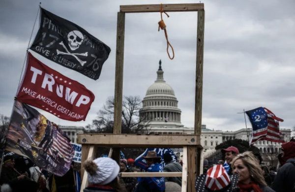 Defends rioters that want to hang the VP