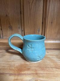 Blue Lagoon Flower Mug - Image 2