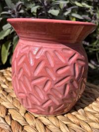 Rosy Pink Sprinkle Vase - Image 3