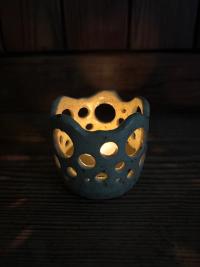 Green Speckled Tea Lights - Image 3