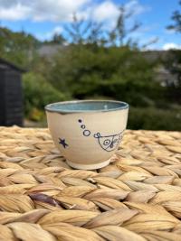 Cobalt Fish Espresso Cup - Image 3