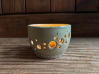 Green speckled tea light - Image 2