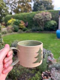 Rustic Christmas Tree Mug - Image 3