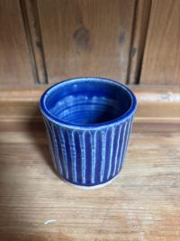 Blue Carved Cup - Image 2