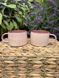 Berry Pin Striped Mug - Image 4